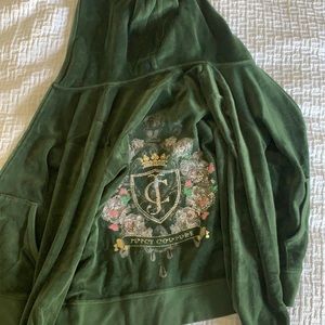 Juicy Couture green jacket.